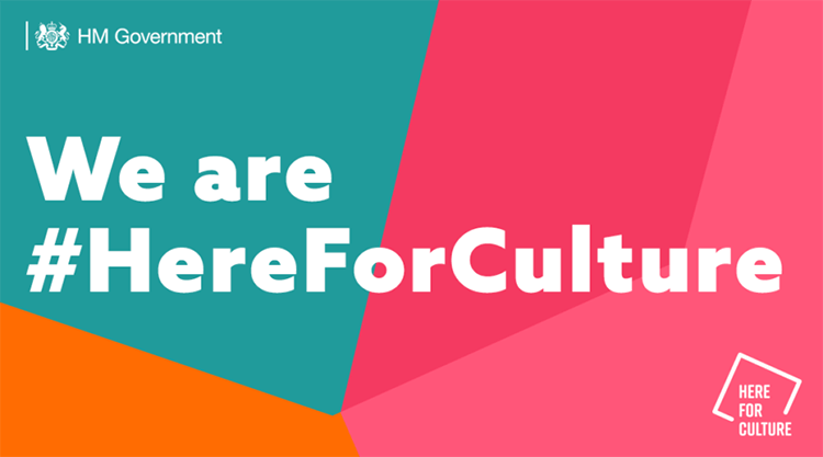 We're #HereForCulture - Awarded by the Culture Recovery Fund