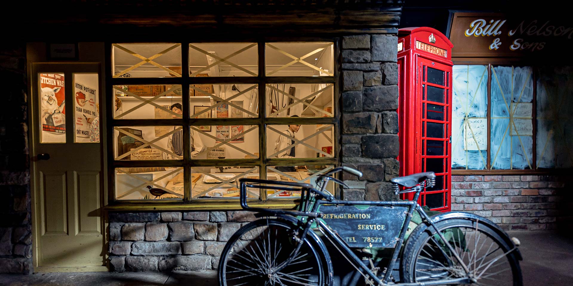 Hut 7 The Street at War Eden Camp Modern History Theme