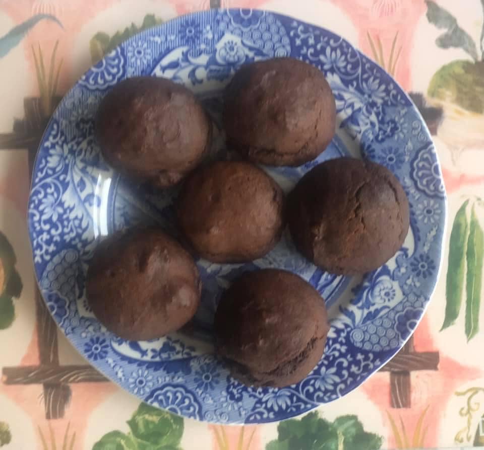 Iris Hillery - eggless chocolate buns